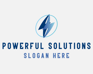 Lightning Bolt Electric logo design