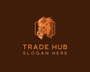 Feline Animal Lion  logo design