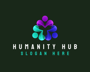 Human Foundation Unity logo design