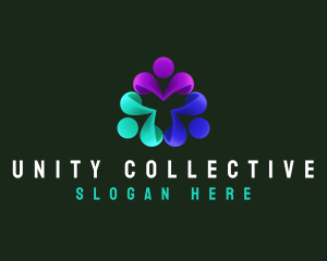 Human Foundation Unity logo design