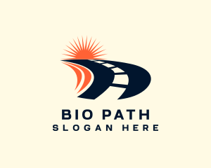 Traffic Road Highway Path logo design