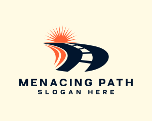 Traffic Road Highway Path logo design