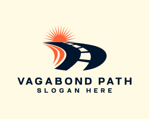 Traffic Road Highway Path logo design