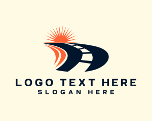 Road - Logistics Road Highway logo design