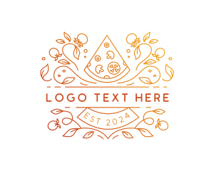 Gourmet Pizza Restaurant Logo