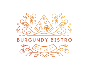 Gourmet Pizza Restaurant logo design