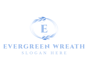 Stylish Brand Leaf Crest logo design