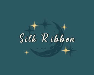 Moon Sparkle Stars logo design