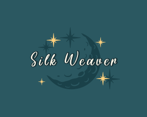 Moon Sparkle Stars logo design