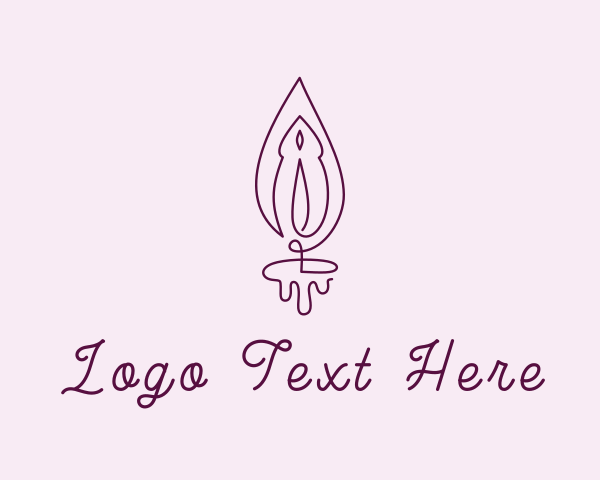 Vulva logo example 4