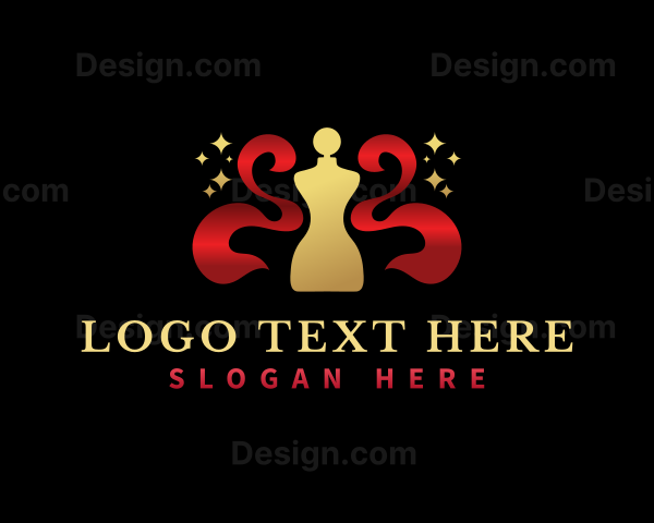 Tailor Mannequin Dressmaker Couture Logo