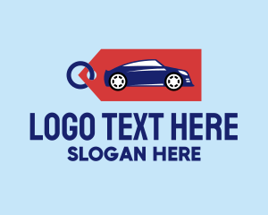 Auto Car Sales Tag logo design