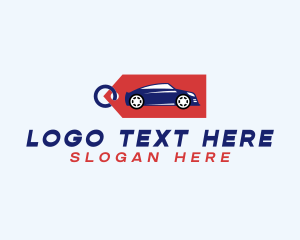 Auto Car Sales Tag logo