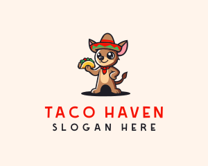 Mexican Dog Taco logo design