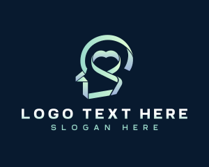 Heart Psychology Head logo