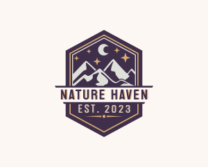 Outdoor Mountain Nature logo design