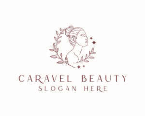 Natural Beauty Woman logo design