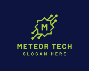 Digital Tech Circuit   logo design