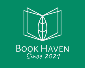 Minimalist Nature Book  logo design