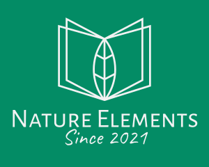 Minimalist Nature Book  logo design