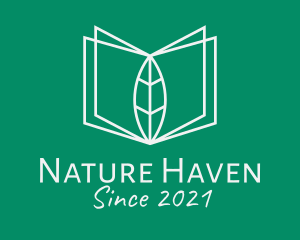 Minimalist Nature Book  logo design