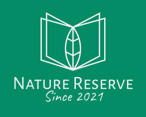 Minimalist Nature Book  logo design