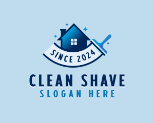 Squeegee Cleaning Janitorial logo design