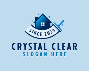 Squeegee Cleaning Janitorial logo design