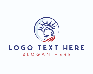 Statue of Liberty Landmark logo