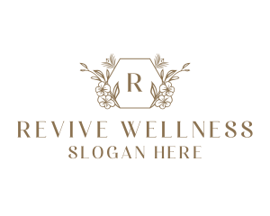 Floral Garden Wellness logo design