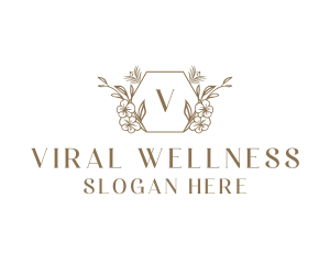 Floral Garden Wellness logo design