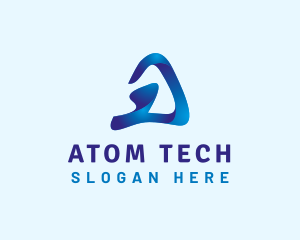 Tech Software Letter A  logo design