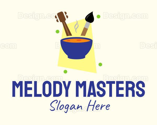 Music Culinary Arts School Logo