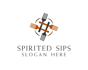 Restaurant Cutlery Fork  Logo