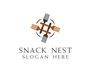 Restaurant Cutlery Fork  logo design