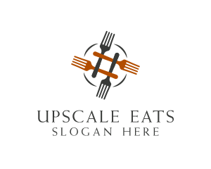 Restaurant Cutlery Fork  logo design