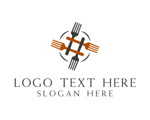 Restaurant Cutlery Fork  Logo