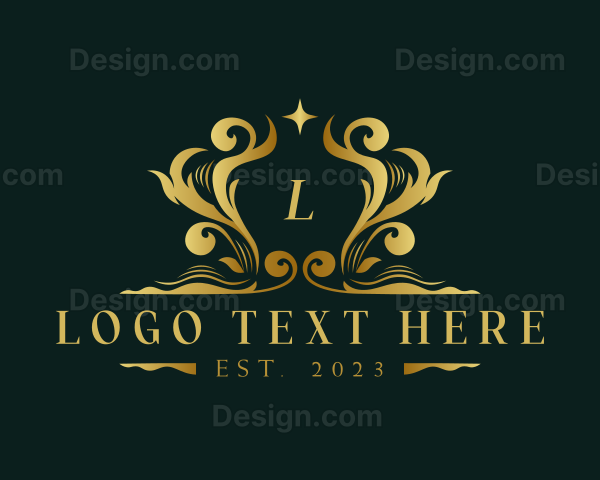 Luxury Royalty Decorative Ornament Logo