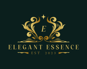 Luxury Royalty Decorative Ornament logo design