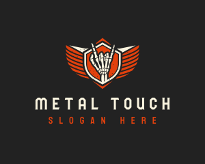 Rockstar Metal Skeleton logo