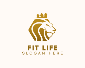 King Monarch Lion logo