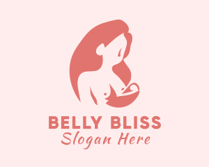 Mother & Child Breastfeed logo design