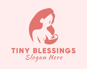 Mother & Child Breastfeed logo design