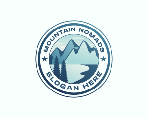 Mountain Adventure Hiking logo design