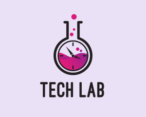 Science Lab Time logo design