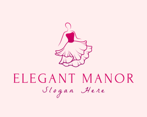 Fancy Woman Dress logo design