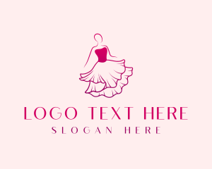 Fancy Woman Fashionista Dress logo