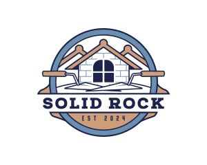 Trowel Masonry Contractor logo design