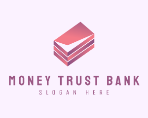 Modern Box Bank Check logo