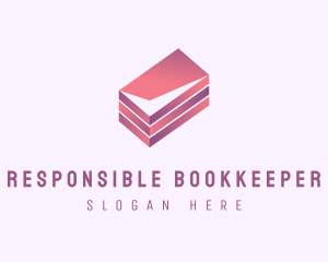 Modern Box Bank Check logo design